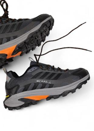 Мужские кроссовки merrell moab speed 2 gore-tex • grey