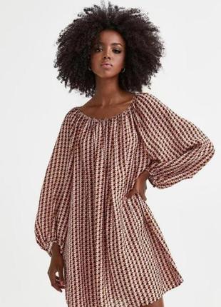 Стильне коротке плаття оверсайз h&m
