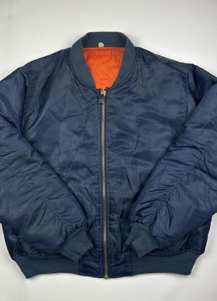 Лодочный лётный бомбер авиатор винтаж ma-1 rotchco vintage (alpha industries ausaf y2k schott avirex) оригинал