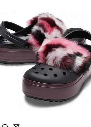 Розпродаж! сабо на платформе crocs platform w7 w11