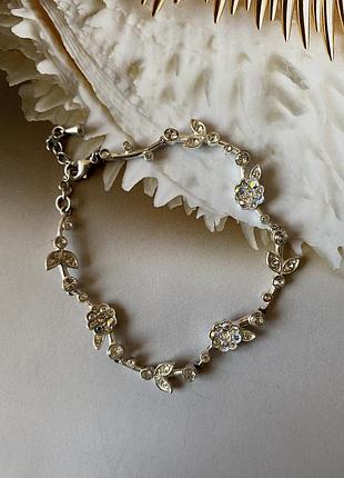 Браслет с кристаллами винтаж