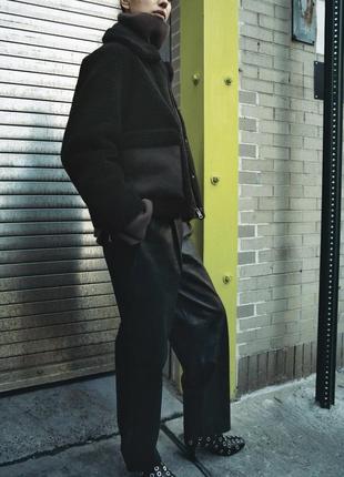 Куртка дубленка zara