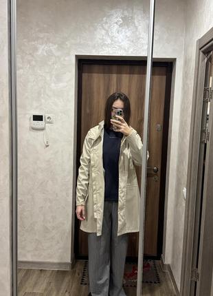 Дождевик плащ бежевый
