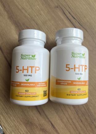 Super nutrition, 5-htp, 100 mg, 60 капсул