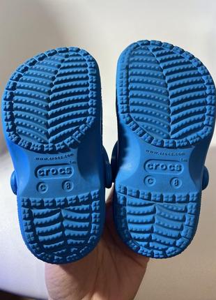 Крокси crocs c8, 24-25 розмір, дитячі аквашузи5 фото