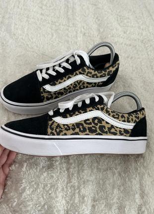 Кеди Vans Leather Authentic леопард