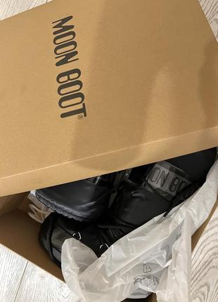 Moon boot черные,36-38
