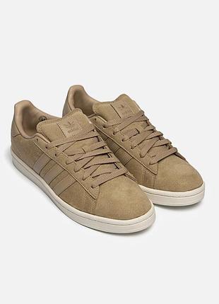 Текстильные бежевые кеды adidas campus x descendant 38-39 размер