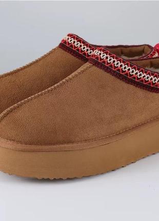 Тапочки на платформе, женская  обувь для помещения и улицы (нове)