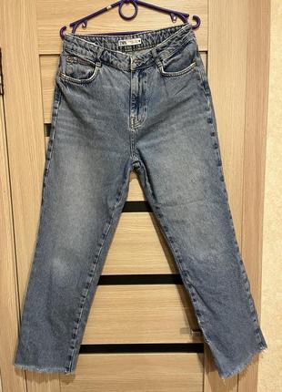 Джинсы расклешенные zara зара