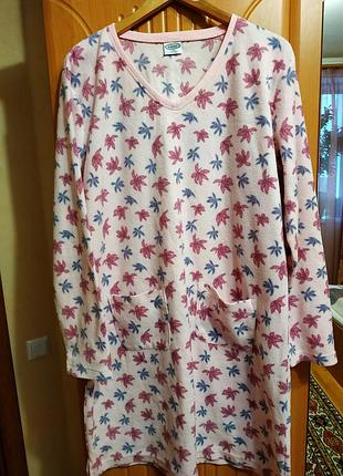 Платье флисовое домашнее l (44/46)