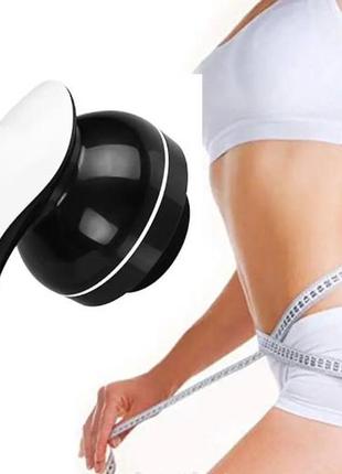 New антицеллюлитный массажер body massage, 4 насадки / вибромассажер с ич подогревом / массажер для тела