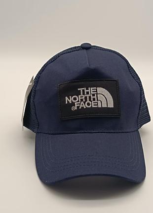 Бейсболка трекерка the north face синя