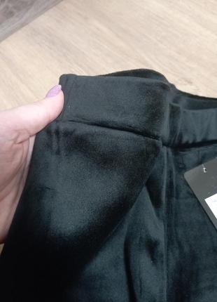 Теплые велюровые лосины на плотном меху