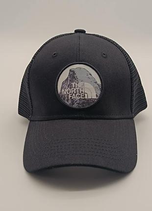 Бейсболка трекерка the north face black
