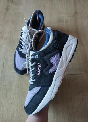 Фирменные мужские кожаные кроссовки  karhu, финляндия, р 43,5.
