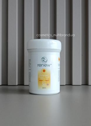 Renew sunscreen cream spf-30 demi make up - солнцезащитный тональный крем-антиоксидант spf-30