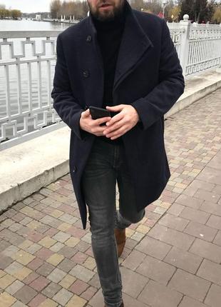 Чоловіче пальто демісезонне zara