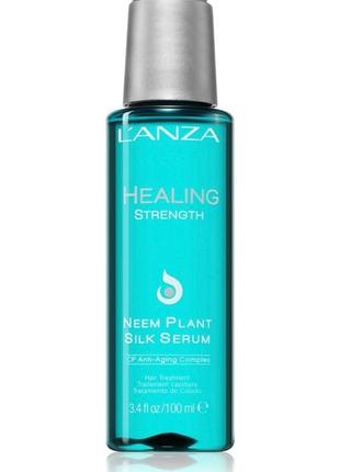 Лікувальна сироватка l'anza healing strength neem plant silk serum ланза сиворотка олійка масло