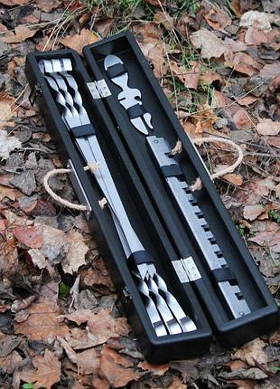 Набір для гриля/барбекю карпатський у дерев'яному кейсі (sp19594)