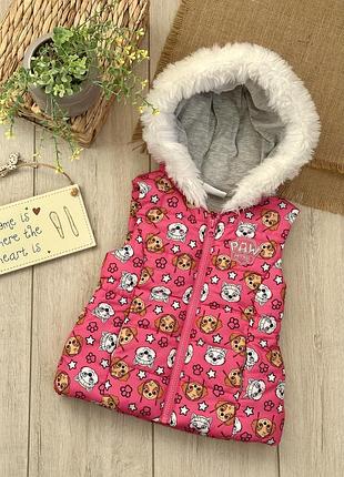 Классный жилет девочке 3-4 года