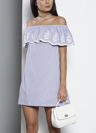 Платье сарафан с открытыми плечами dorothy perkins