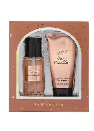 Bare vanilla duo gift set - подарочный набор мист и увлажняющий лосьон для тела