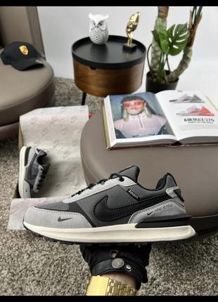 Мужские кроссовки nike zoom "lunar apparent” light grey black