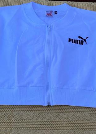 Женская кофта puma белого цвета, размер l