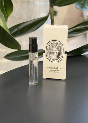 Оригинальный пробник парфюма туалетная вода diptyque `eau papier