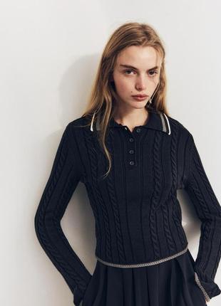 Поло лонгслив кофта zara