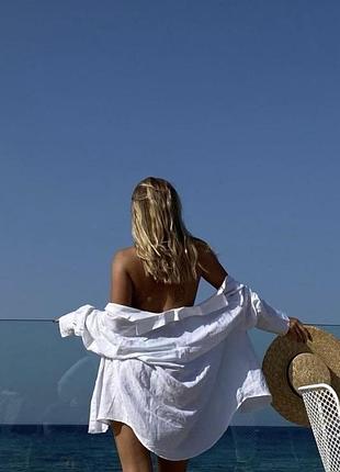 Натуральная рубашка  🔵