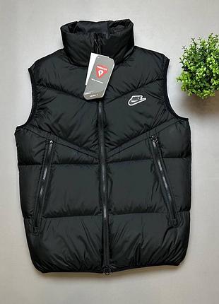 Черная жилетка nike💣