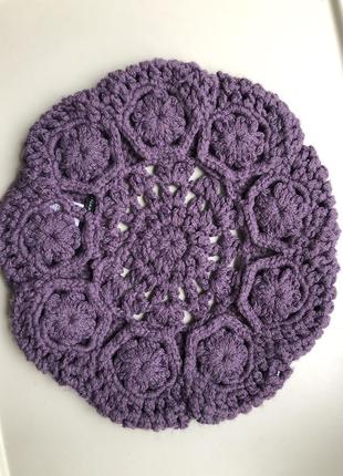 Ажурний берет naf naf