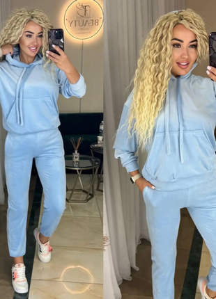 Женский костюм турецкий велюр плюш  9 цветов 42-44,46-48,50-52  sin826-341aве