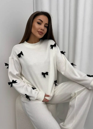 Женский прогулочный костюм ангора люкс 4 цвета  42-44, 46-48 rin4962-530tве