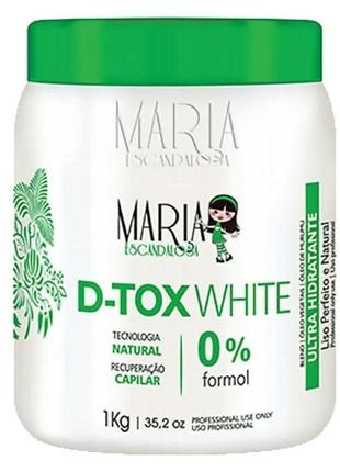 Maria escandalosa d-tox white 0% formol ботокс нанопластика1 фото