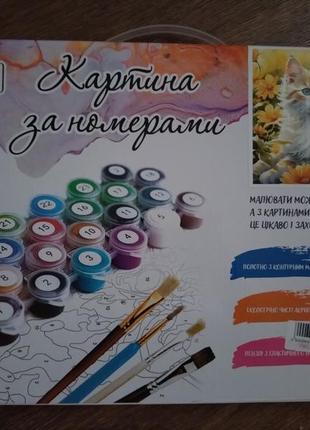 Картина по номерах кошеня кошенятко