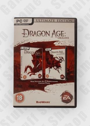 🔘 диск с игрой dragon age origins ultimate edition (pc) 🔘