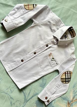 Сорочка дитяча burberry  86-92 ❤️