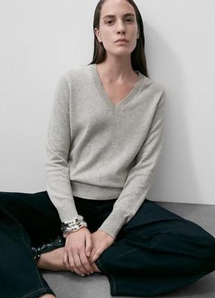 Кашеміровий джемпер,светр в стилі massimo dutti