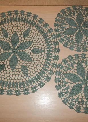 Набір комплект серветок ручної роботи р. 36см - 22см