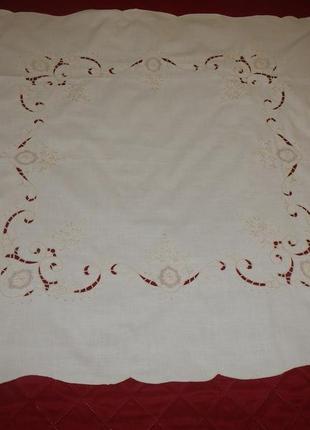 Скатертина наперон рішельє р. 82см х 83см