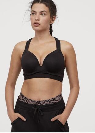 Спортивный бюстгальтер h&m s супер пушап