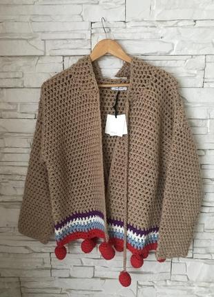 Кардіган накидка бохо стиль vicolo hand made