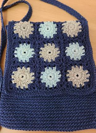 В'язана сумочка 15х20 см.