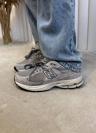 Кроссовки new balance 2002r light grey
