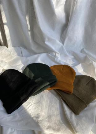 Шапка beanie біні нова зелена one size7 фото