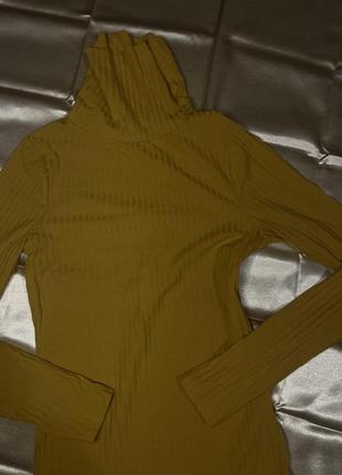 Водолазка горчичная
