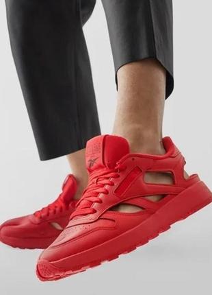 Кожаные высокие красные мужские кроссовки лагерь brand new with original box Reebok Energylux 2.0 Q46569 Ftwwht Conavy Vecred tabi decortique low ‘red' × maison margiela 44-45 размер